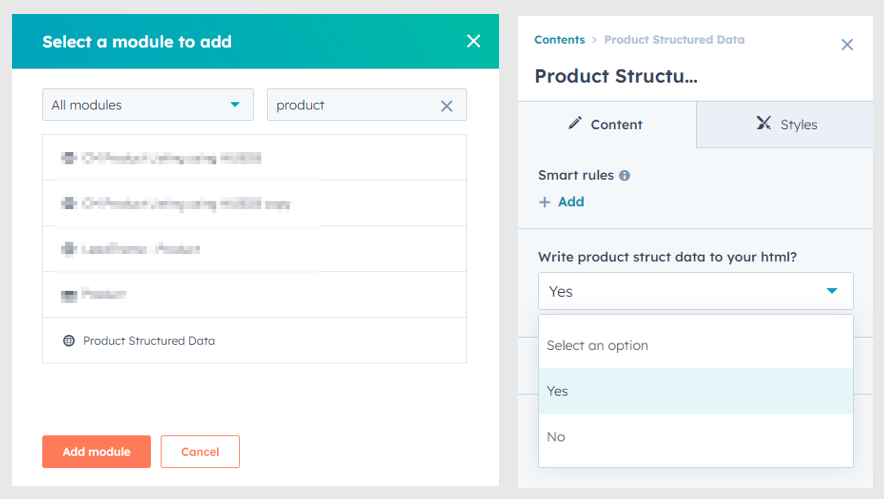 Product Structured Data