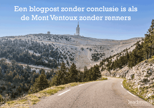Hoe een blogpost schrijven met een sterke conclusie? Help: een blog beginnen (#2)