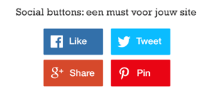Waarom je social media buttons moet (!) hebben op je blogpagina