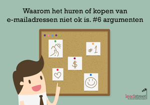Email database huren of kopen? Waarom ik hier gloeiend allergisch op reageer